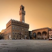 Belltower on piazza