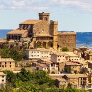 Spanish landscape navarre spain Ujue